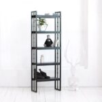 Стеллаж old zinger фанера-винтажный черный ARCHPOLE