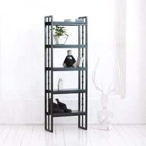 Стеллаж old zinger фанера-винтажный черный ARCHPOLE