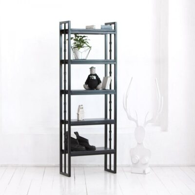 Стеллаж old zinger фанера-винтажный черный ARCHPOLE