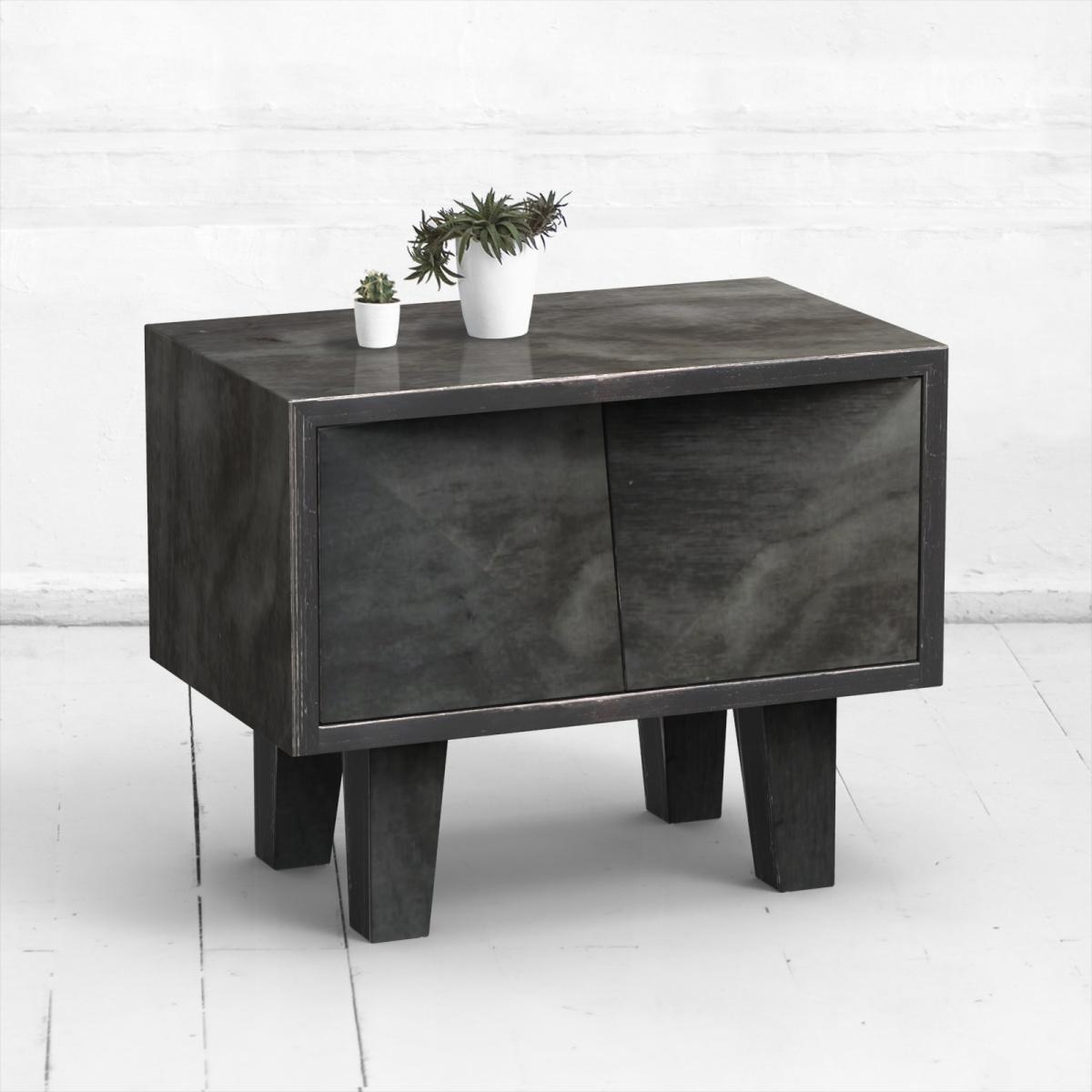 Прикроватная тумба mirror oak фанера-винтажный черный ARCHPOLE Прикроватная тумба mirror oak фанера-винтажный черный ARCHPOLE