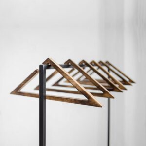 Комплект вешалок треугольник в цвете жженой березы ARCHPOLE