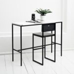 Барный стол flatmoon 1200х400мм h 900мм фанера-винтажный белый ARCHPOLE