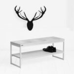 Скамья минимализм x3 fullmoon фанера-винтажный белый ARCHPOLE