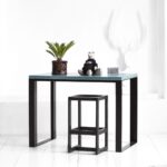 Стол барный metalstripe фанера-винтажный синий ARCHPOLE