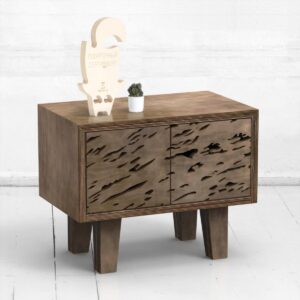 Прикроватная тумба mirror naturale фанера-жжение ARCHPOLE