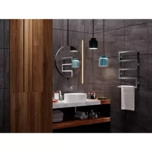 Полотенцесушитель GUARDO NOVANTA 750x500 с 5 перекладинами хромированный (водяной)