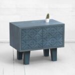 Прикроватная тумба mirror x фанера-винтажный синий ARCHPOLE
