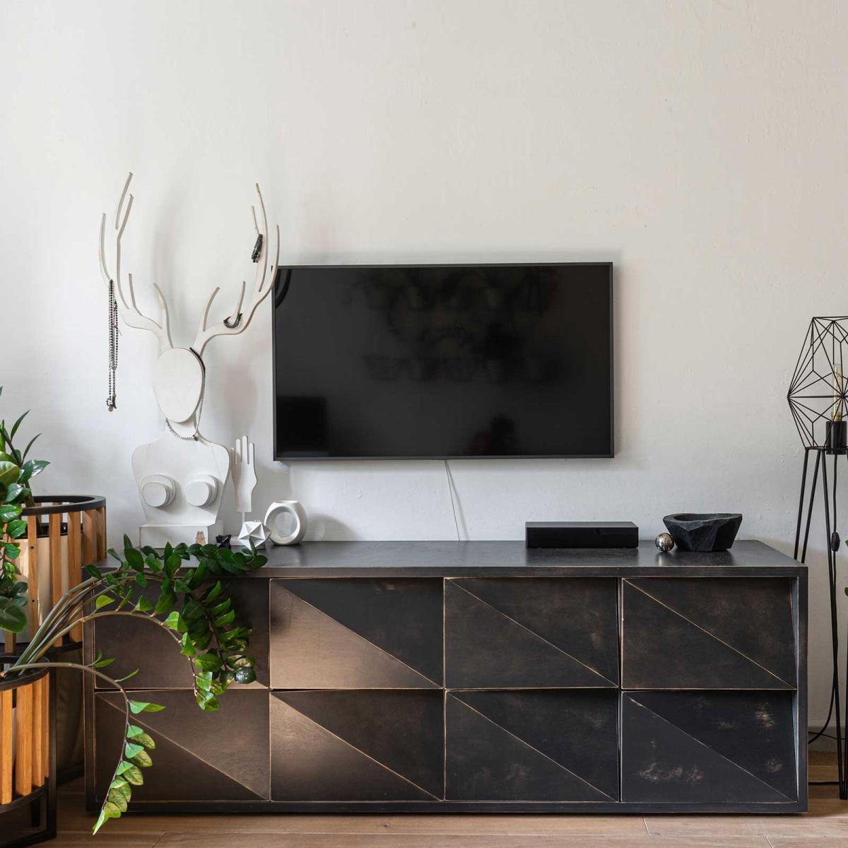 Комод oak фанера-винтажный-черный ARCHPOLE Комод oak фанера-винтажный-черный ARCHPOLE