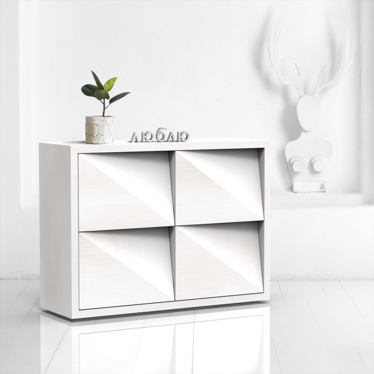 Комод oak фанера-винтажный-белый ARCHPOLE Комод oak фанера-винтажный-белый ARCHPOLE