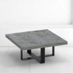 Стол журнальный naturale crosstripe фанера-винтажный серый ARCHPOLE