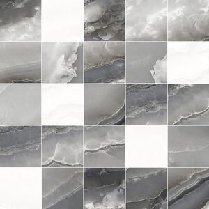 Mania Декор мозаичный серый MM34102 25х25 25x25 LAPARET