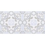 Depo плитка настенная узор голубой 25x50 LAPARET