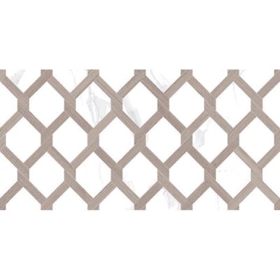 Statuario плитка настенная табачный узор 08-00-17- 20x40 LAPARET