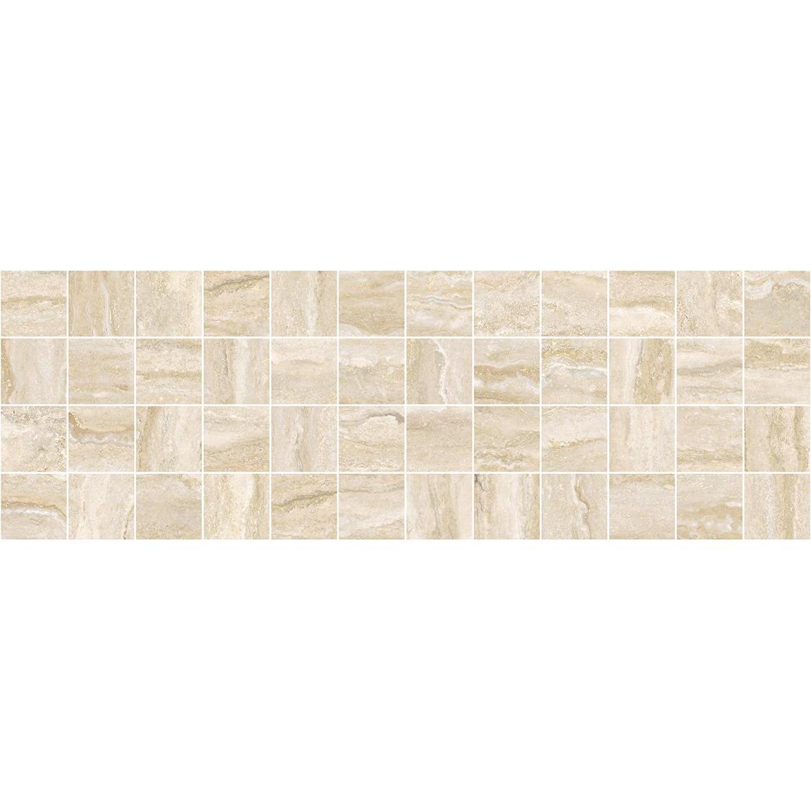 Glossy декор мозаичный бежевый 20x60 LAPARET Glossy декор мозаичный бежевый 20x60 LAPARET
