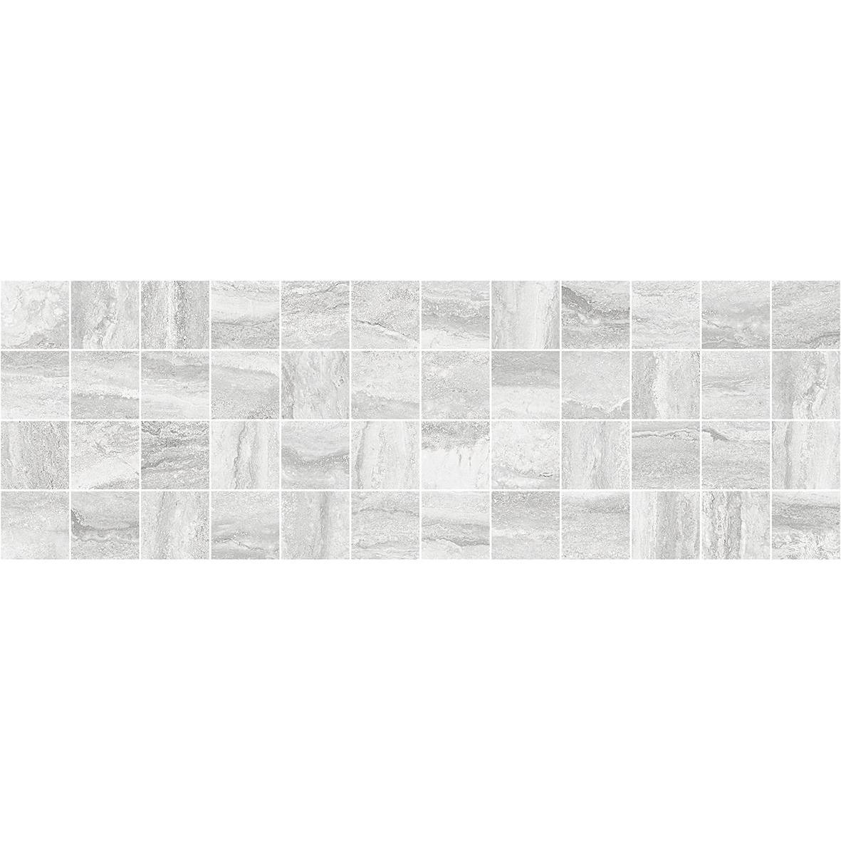 Glossy декор мозаичный серый 20x60 LAPARET Glossy декор мозаичный серый 20x60 LAPARET