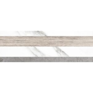 Arctic плитка настенная полоски серый 17-00-06- 20x60 LAPARET