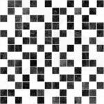 Crystal чёрный+белый 30x30 LAPARET
