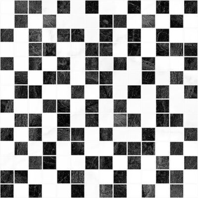 Crystal чёрный+белый 30x30 LAPARET