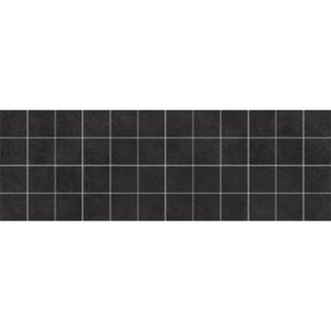 Alabama декор мозаичный чёрный 20x60 LAPARET