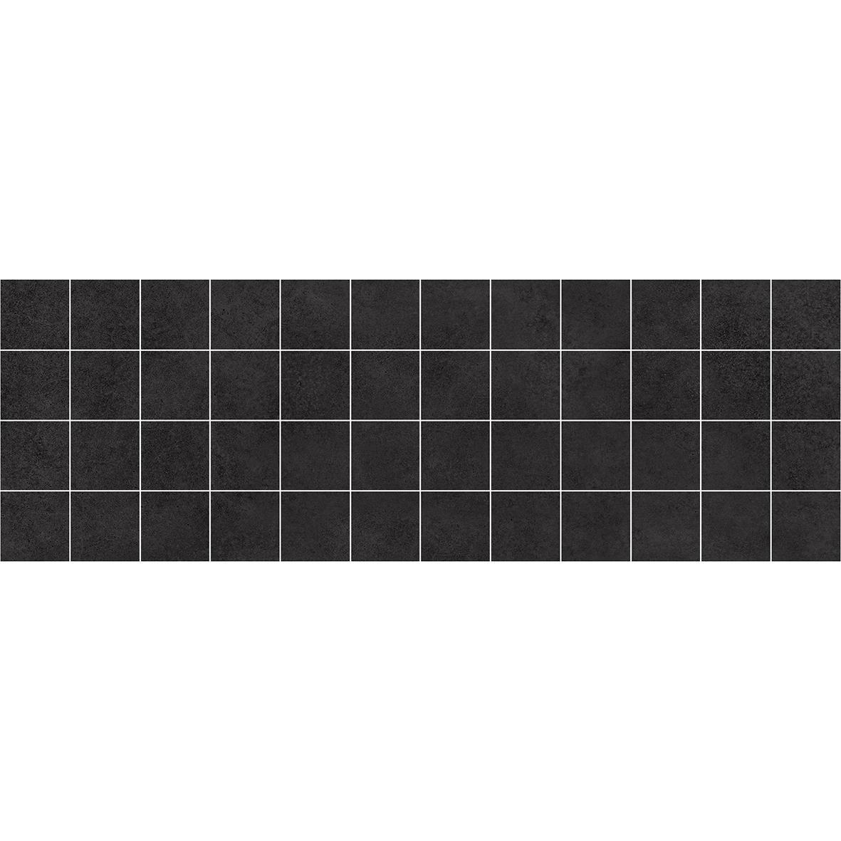 Alabama декор мозаичный чёрный 20x60 LAPARET Alabama декор мозаичный чёрный 20x60 LAPARET