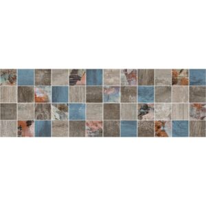 Country декор мозаичный тёмный 20x60 LAPARET