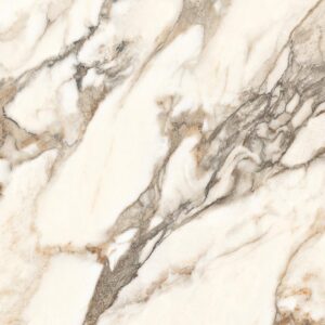 Calacatta bronze керамогранит белый полированный 60x60 LAPARET