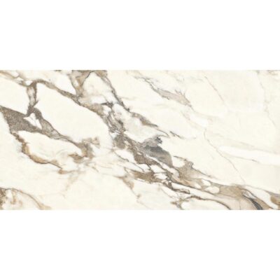 Calacatta bronze керамогранит белый полированный 60x120 LAPARET