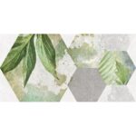 Focus плитка настенная зелёный ботаника 25x50 LAPARET