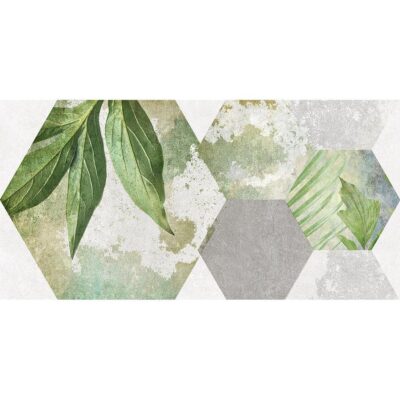 Focus плитка настенная зелёный ботаника 25x50 LAPARET