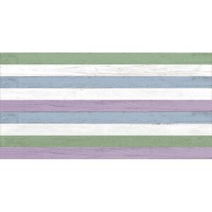 Land плитка настенная полоски зелёный 08-00-85- 20x40 LAPARET