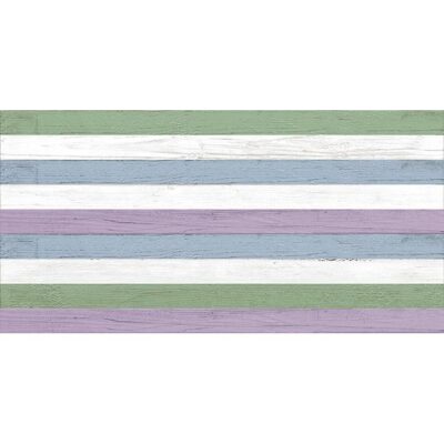 Land плитка настенная полоски зелёный 08-00-85- 20x40 LAPARET
