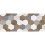 Betonhome плитка настенная серый мозаика 20x50 LAPARET