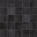 Metallica декор мозаичный чёрный 25x25 LAPARET