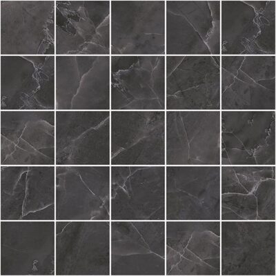 Olimpus декор мозаичный чёрный 25x25 LAPARET