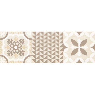 Shine плитка настенная бежевый узор 17-00-11- 20x60 LAPARET
