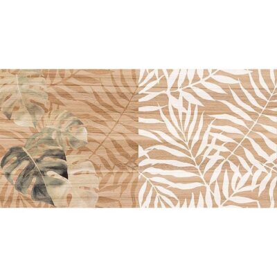Organic плитка настенная коричневый узор 08-01-15- 20x40 LAPARET