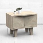 Прикроватная тумба mirror oak дуб-белый ARCHPOLE