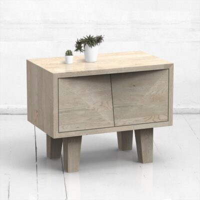 Прикроватная тумба mirror oak дуб-белый ARCHPOLE