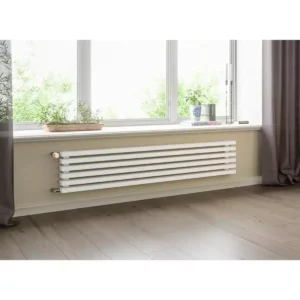 Трубчатый радиатор с прямоугольным профилем 60x30 GUARDO RETTA 6P 280 мм высотой (+100 мм ножки)
