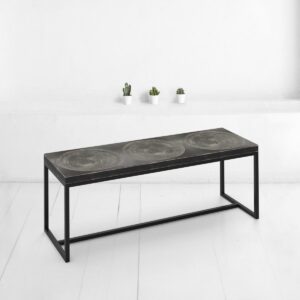Скамья fullmoon x3 фанера-винтажный черный ARCHPOLE