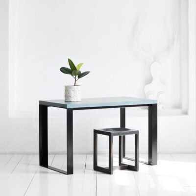 Стол рабочий metalstripe фанера-винтажный синий ARCHPOLE