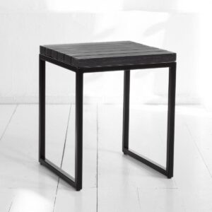 Табурет flatmoon из реек фанера-винтажный черный ARCHPOLE