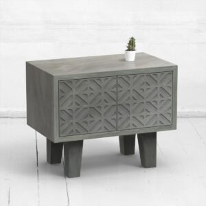 Прикроватная тумба mirror x фанера-винтажный серый ARCHPOLE