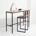 Барный стол flatmoon 1200х400мм h 900мм дуб - натуральный ARCHPOLE