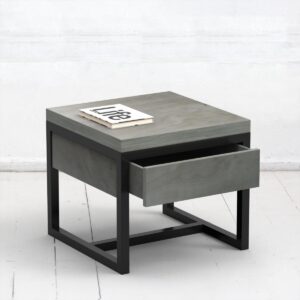 Стол журнальный old drawer фанера-винтажный серый ARCHPOLE