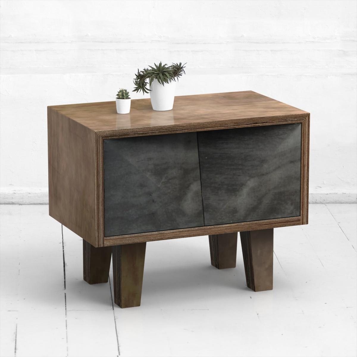 Прикроватная тумба mirror oak фанера-жжение ARCHPOLE Прикроватная тумба mirror oak фанера-жжение ARCHPOLE