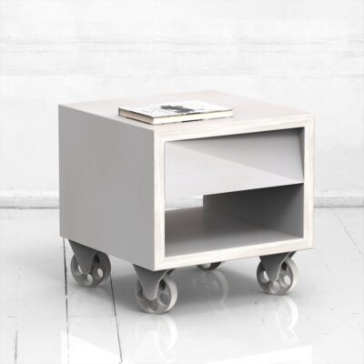 Прикроватная тумба staple oak фанера-винтажный белый ARCHPOLE