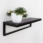 Полка минимализм 1000х200 фанера-винтажный черный ARCHPOLE