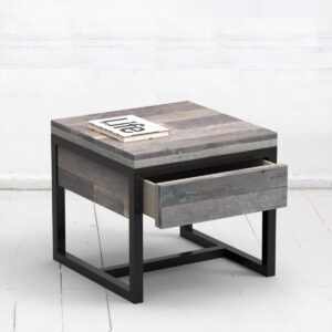 Стол журнальный old drawer доска-серая ARCHPOLE