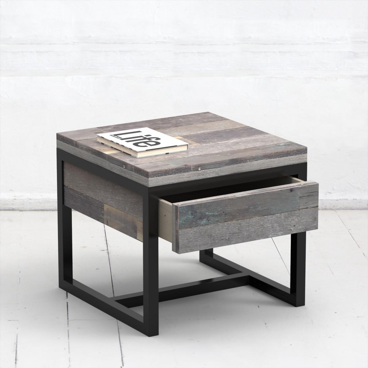 Стол журнальный old drawer доска-серая ARCHPOLE Стол журнальный old drawer доска-серая ARCHPOLE